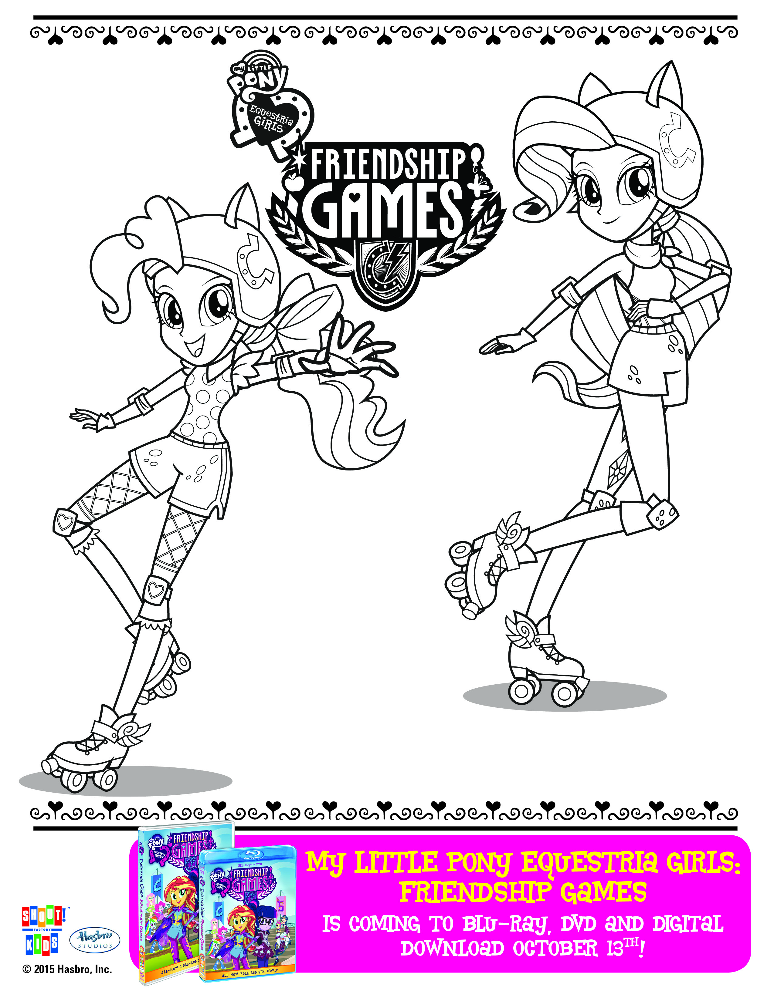 equestria girls day dreem shimer coloring pages